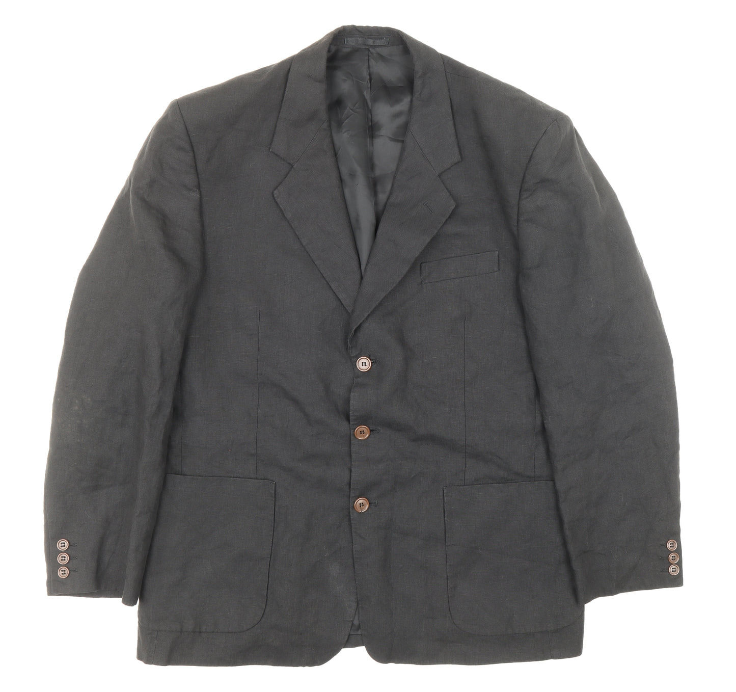 NEXT Mens Black Polyester Jacket Blazer Size L