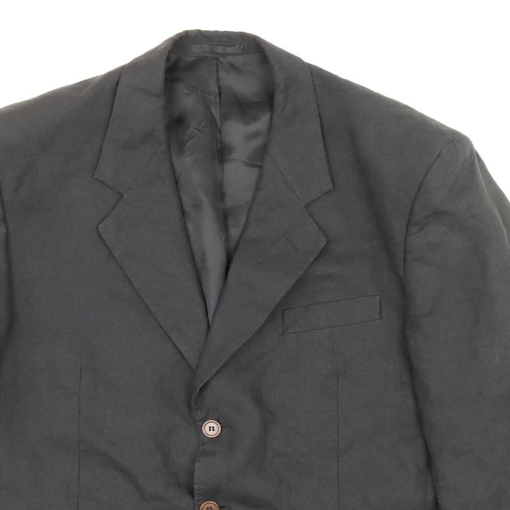 NEXT Mens Black Polyester Jacket Blazer Size L
