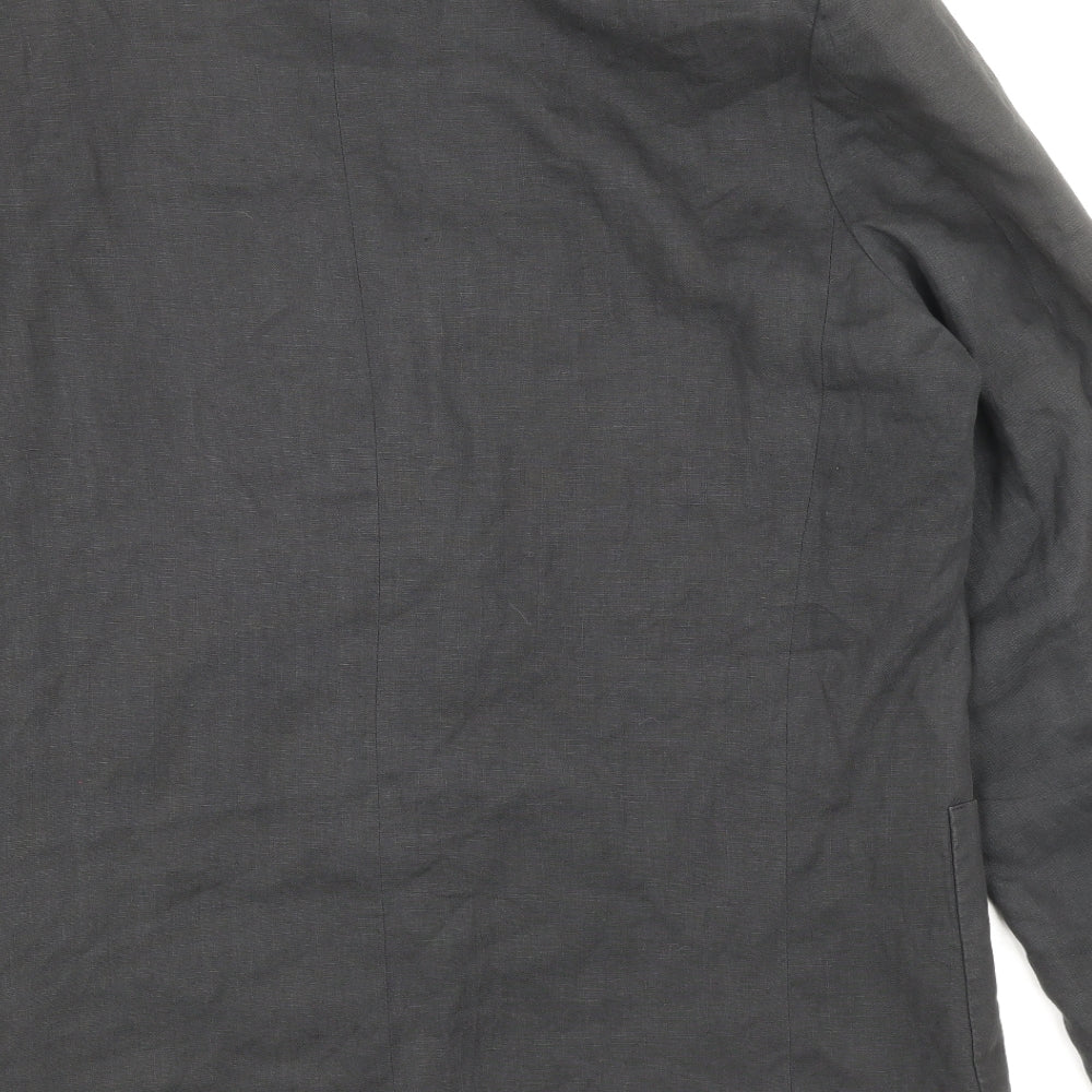 NEXT Mens Black Polyester Jacket Blazer Size L