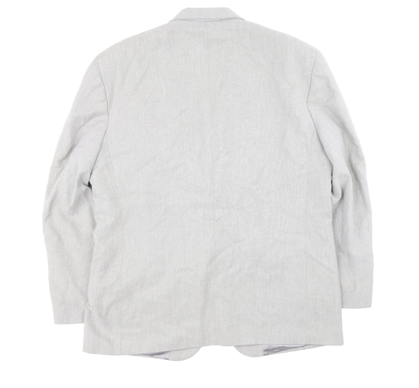Preworn Mens Beige Lyocell Jacket Blazer Size 46