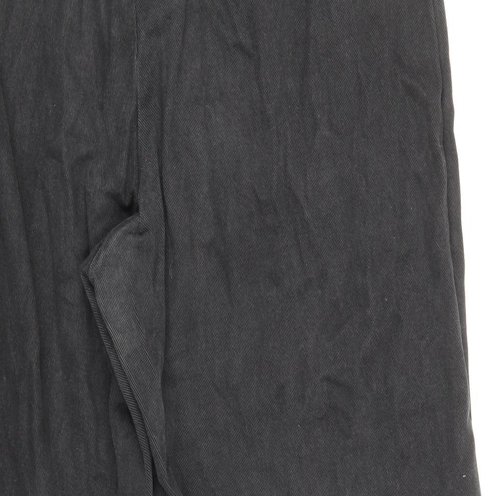Lucy & Yak Womens Black Cotton Straight Jeans Size 30 Regular Zip