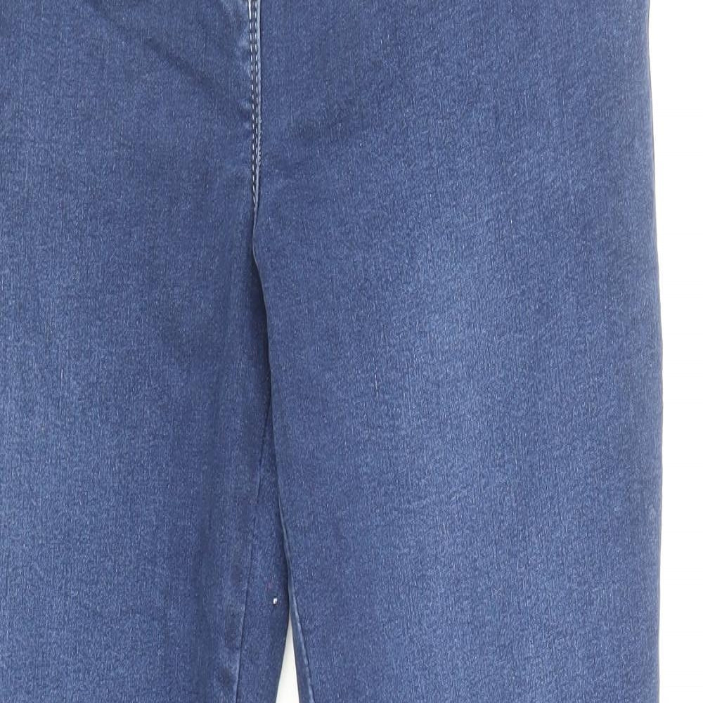 NEXT Womens Blue Cotton Skinny Jeans Size 12 Regular