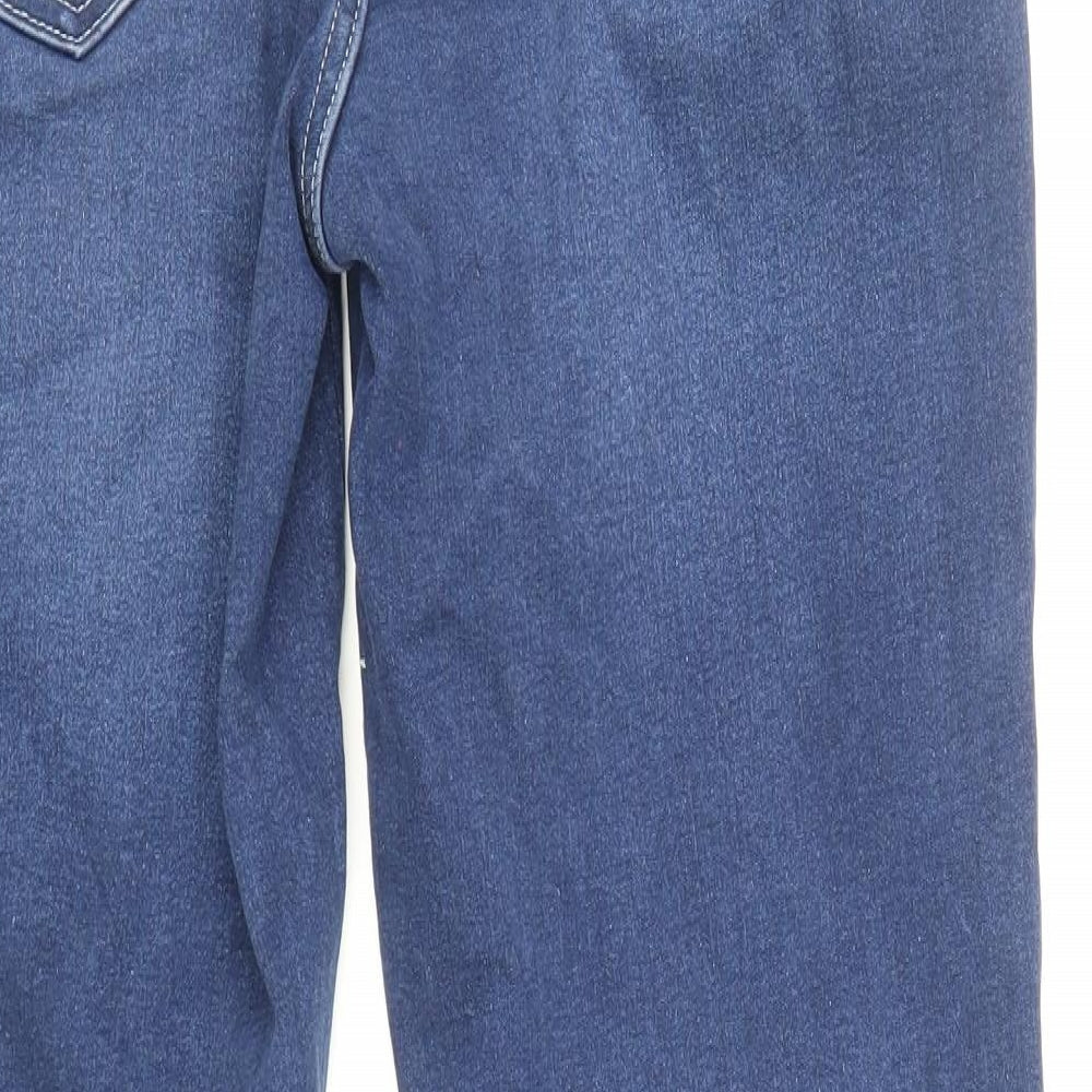 NEXT Womens Blue Cotton Skinny Jeans Size 12 Regular