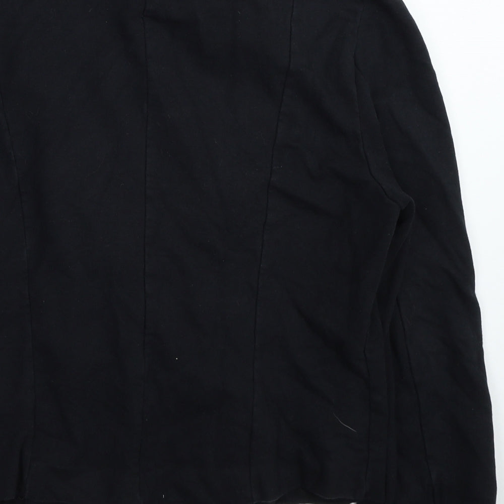 Jenne Maag Womens Black Jacket Size 12 Zip