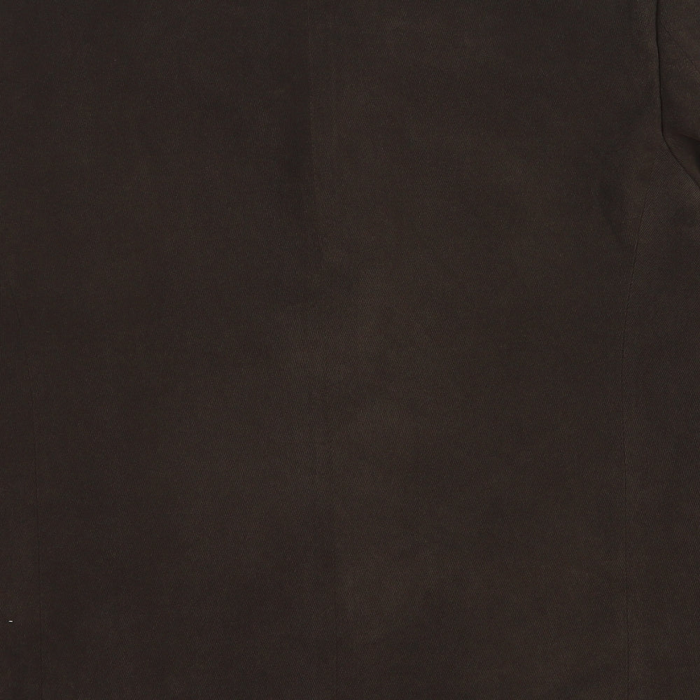 Marks and Spencer Mens Brown Polyester Jacket Blazer Size L