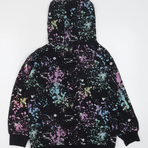 NEXT Boys Multicoloured Geometric Cotton Pullover Hoodie Size 10 Years Pullover
