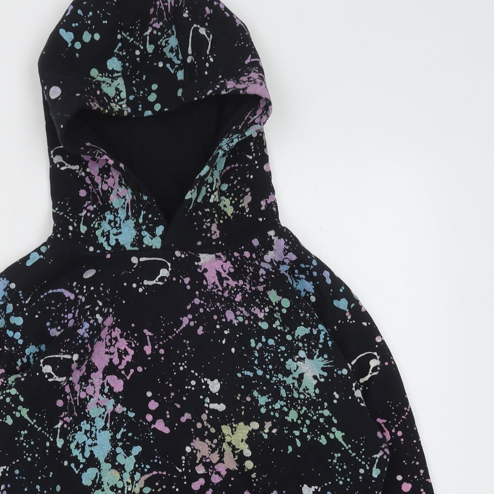 NEXT Boys Multicoloured Geometric Cotton Pullover Hoodie Size 10 Years Pullover