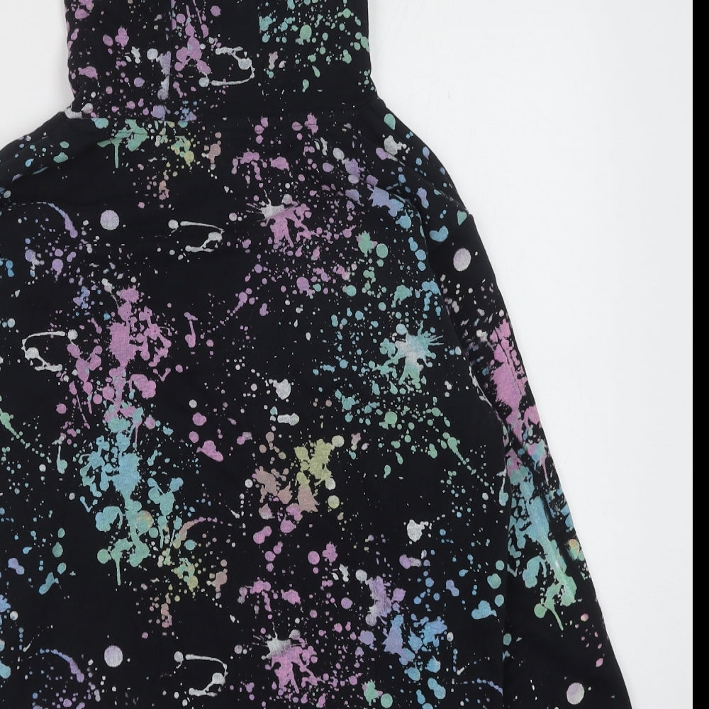 NEXT Boys Multicoloured Geometric Cotton Pullover Hoodie Size 10 Years Pullover