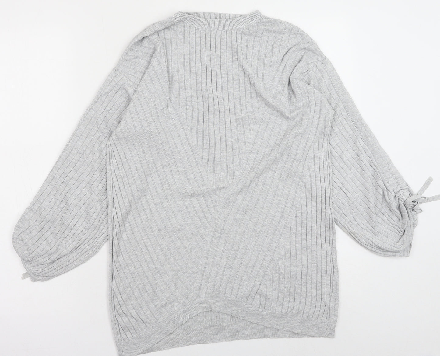 F&F Womens Grey Polyester Pullover Sweatshirt Size 12 Pullover