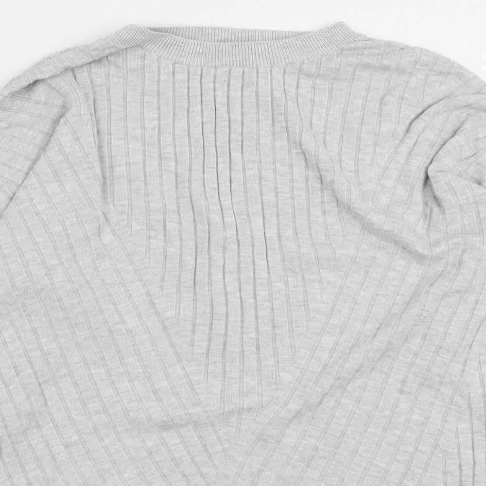 F&F Womens Grey Polyester Pullover Sweatshirt Size 12 Pullover