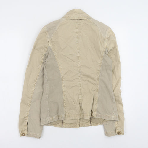 Timberland Womens Beige Jacket Size 8 Button