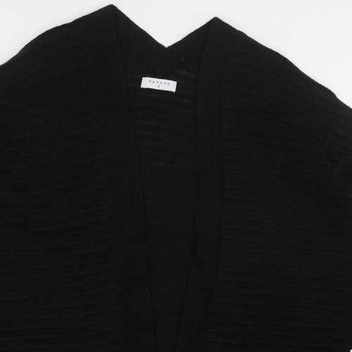 Matalan Womens Black V-Neck Acrylic Cardigan Jumper Size S