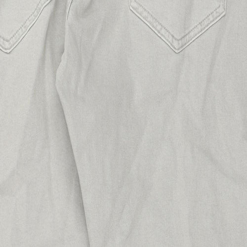 Marks and Spencer Mens Beige Cotton Skinny Jeans Size 40 in L29 in Regular Button