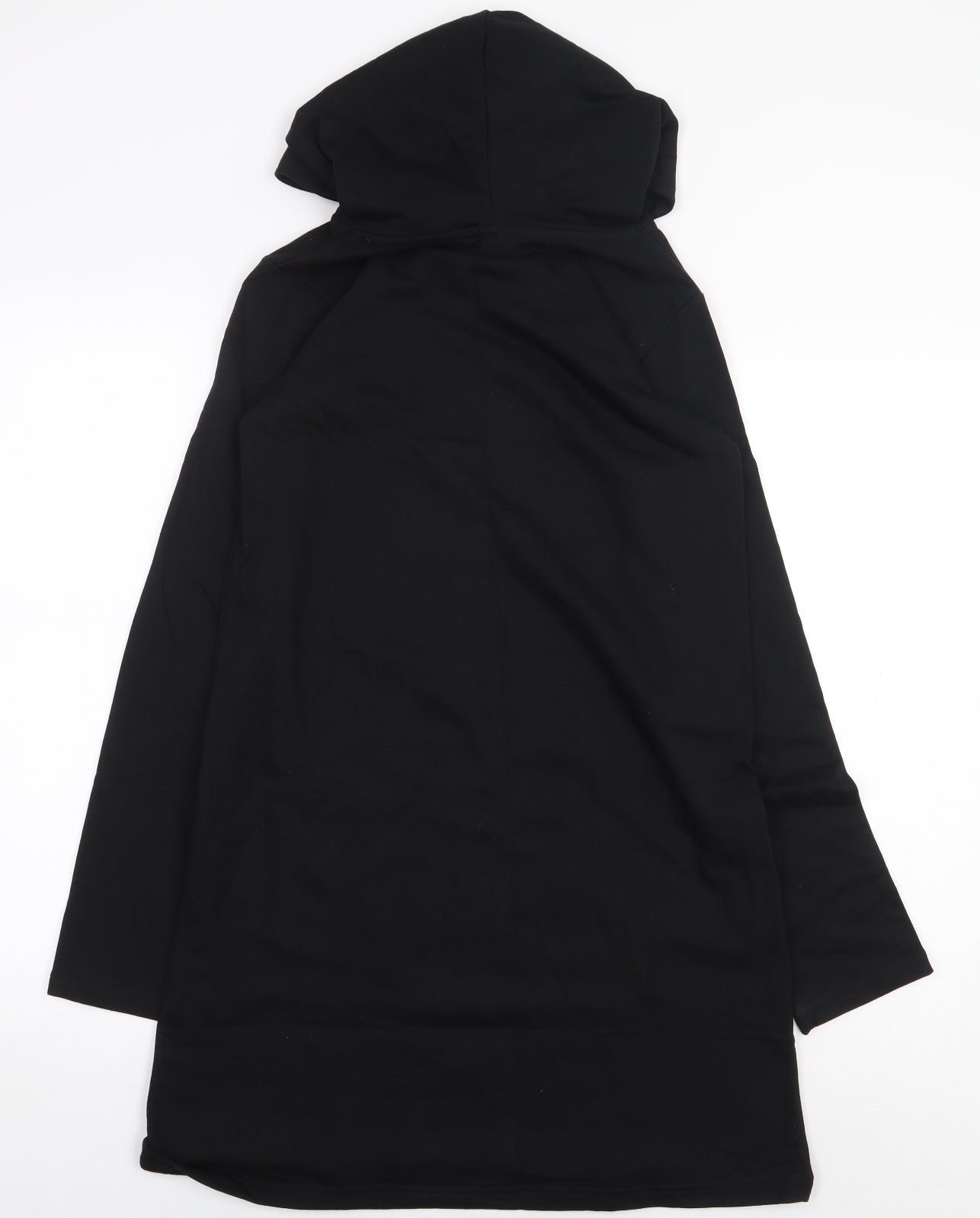 Friends Girls Black 100% Cotton Jumper Dress Size 11-12 Years Round Neck Pullover - Friends