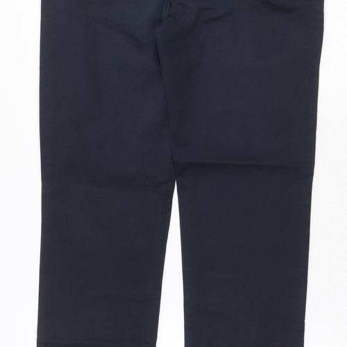 Gerry Weber Mens Blue Cotton Straight Jeans Size 28 in Regular Zip