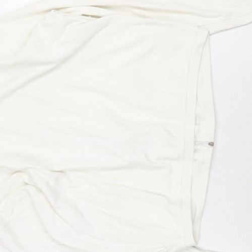 Cotton & Co Womens White Jacket Size M Zip