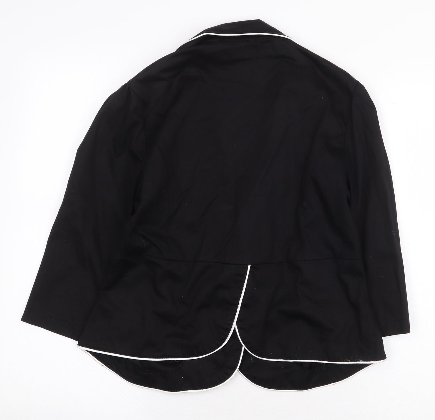 MODO Womens Black Jacket Size 14 Button