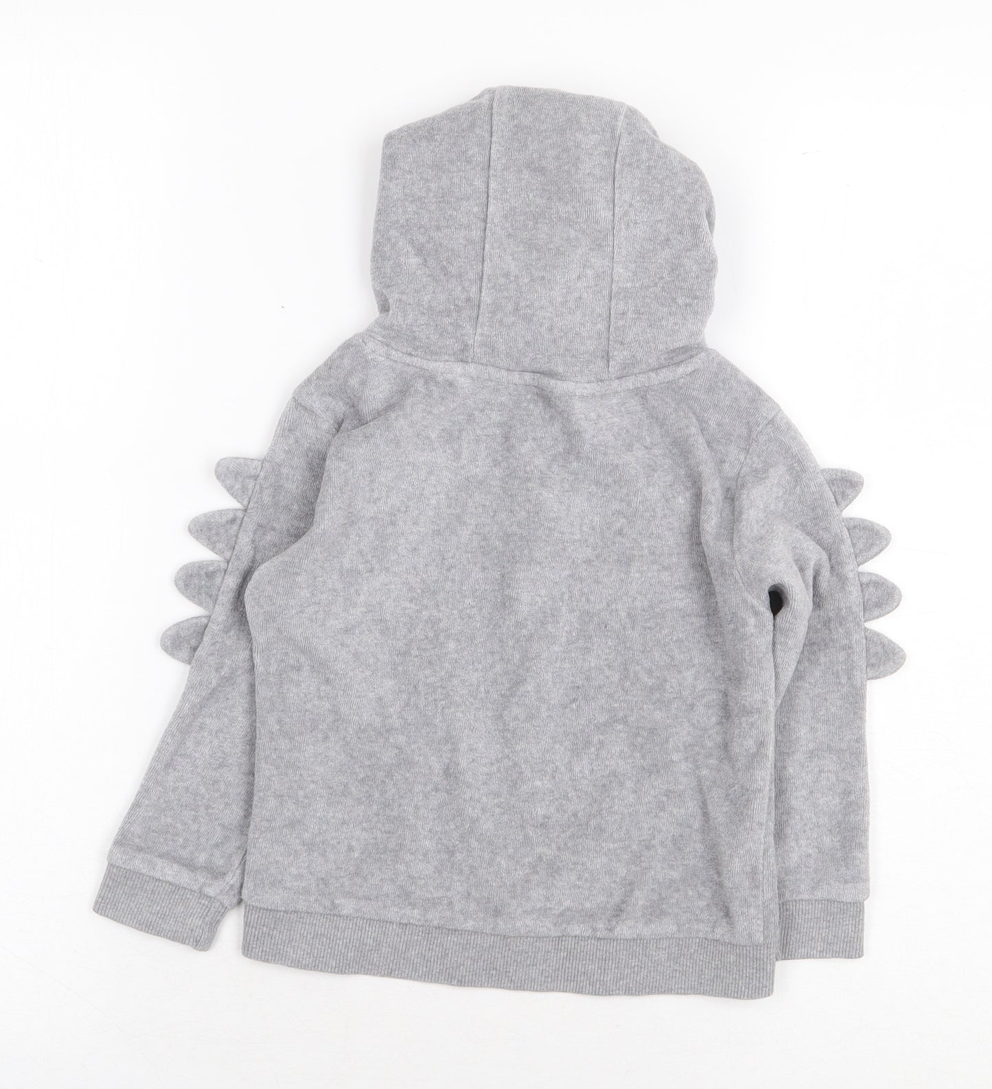 George Boys Grey Cotton Pullover Hoodie Size 2-3 Years Pullover - #Staycool