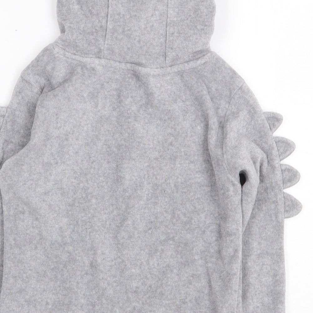George Boys Grey Cotton Pullover Hoodie Size 2-3 Years Pullover - #Staycool