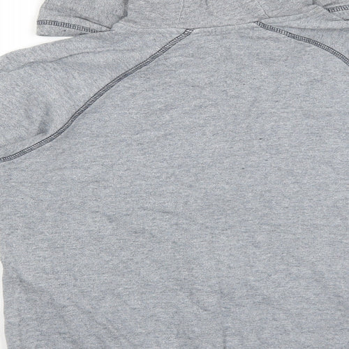 Matalan Boys Grey Cotton Full Zip Hoodie Size 10 Years Zip