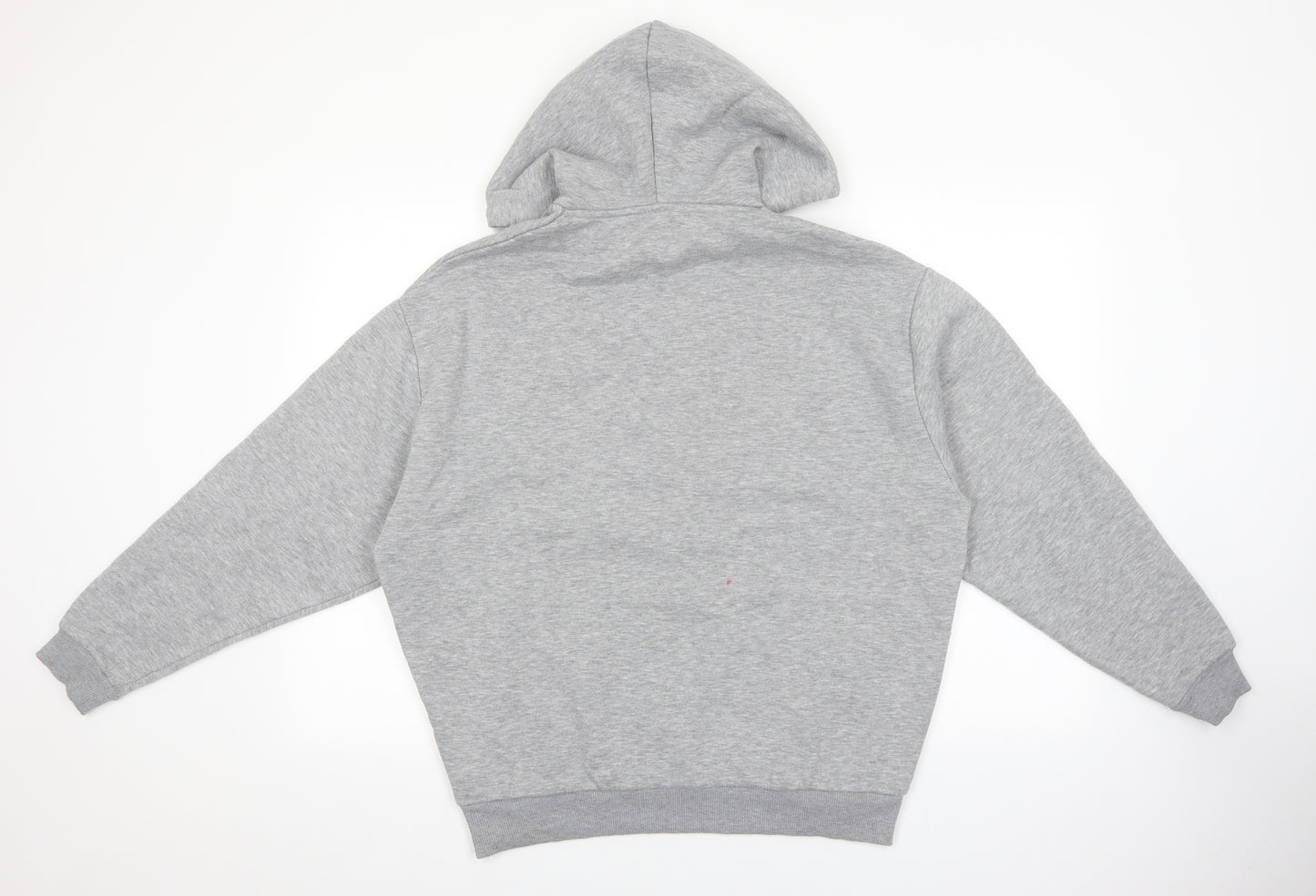 ASOS Mens Grey Cotton Pullover Hoodie Size M