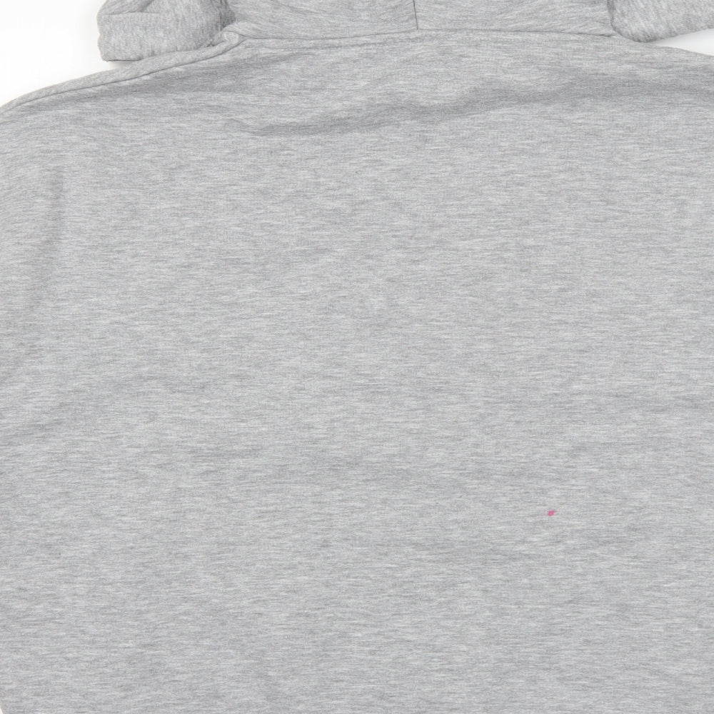 ASOS Mens Grey Cotton Pullover Hoodie Size M
