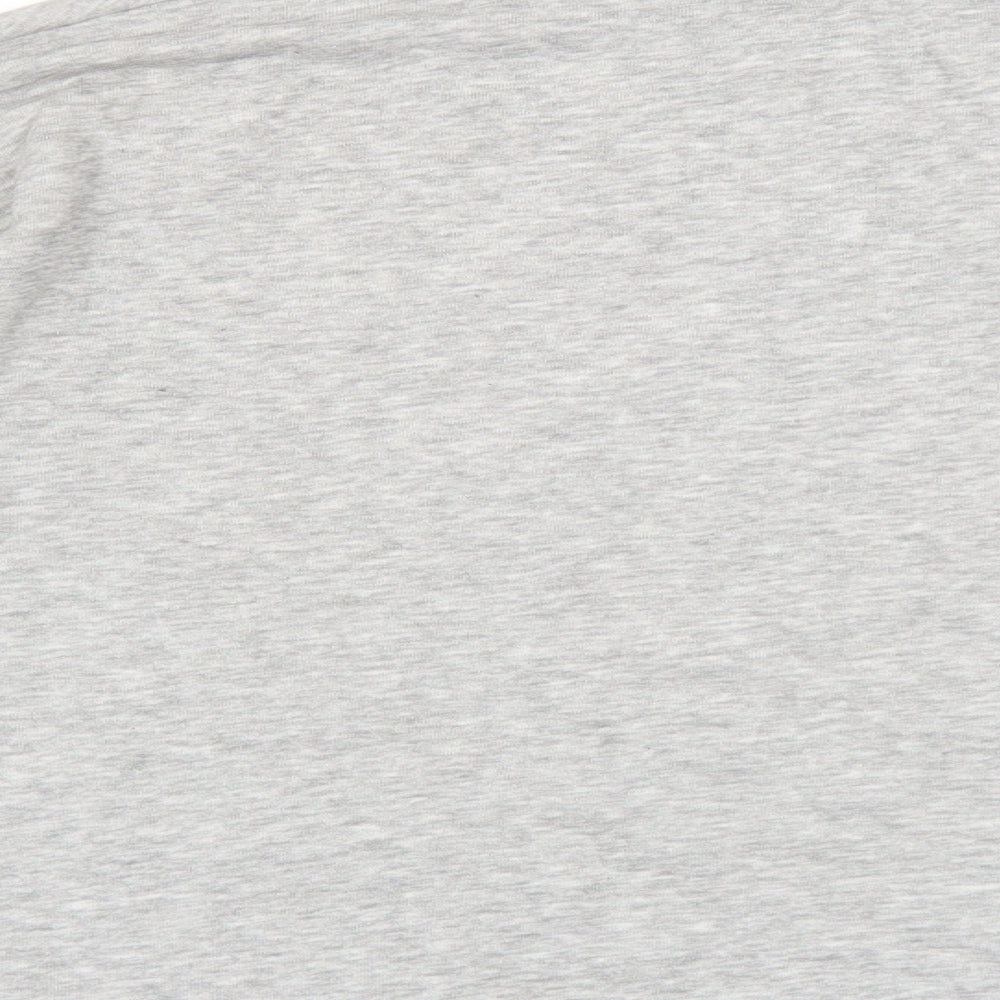New Look Womens Grey Cotton Pullover Sweatshirt Size 14 Pullover - Bonjour