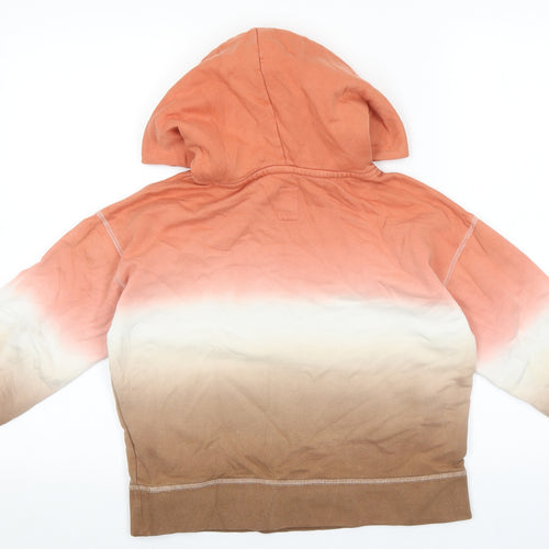 Gap Girls Multicoloured Cotton Pullover Hoodie Size 8 Years Pullover