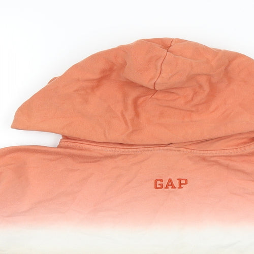 Gap Girls Multicoloured Cotton Pullover Hoodie Size 8 Years Pullover