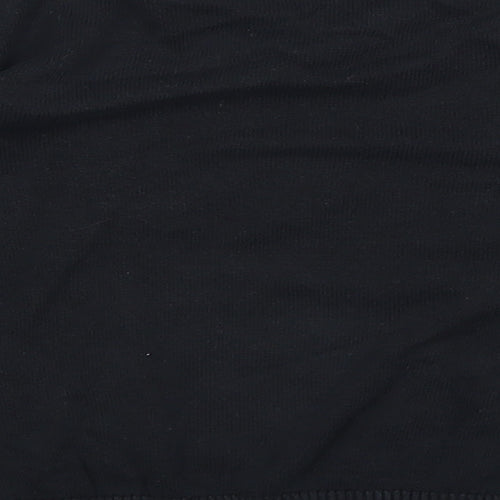 Marks and Spencer Boys Black Cotton Pullover Sweatshirt Size 9-10 Years Pullover