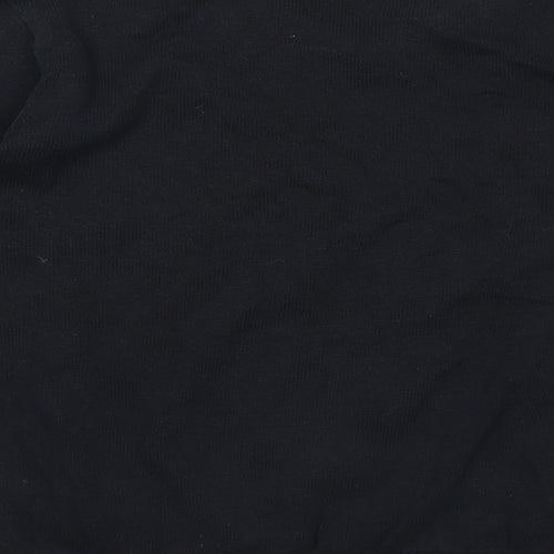 Marks and Spencer Boys Black 100% Cotton Pullover Sweatshirt Size 9-10 Years Pullover