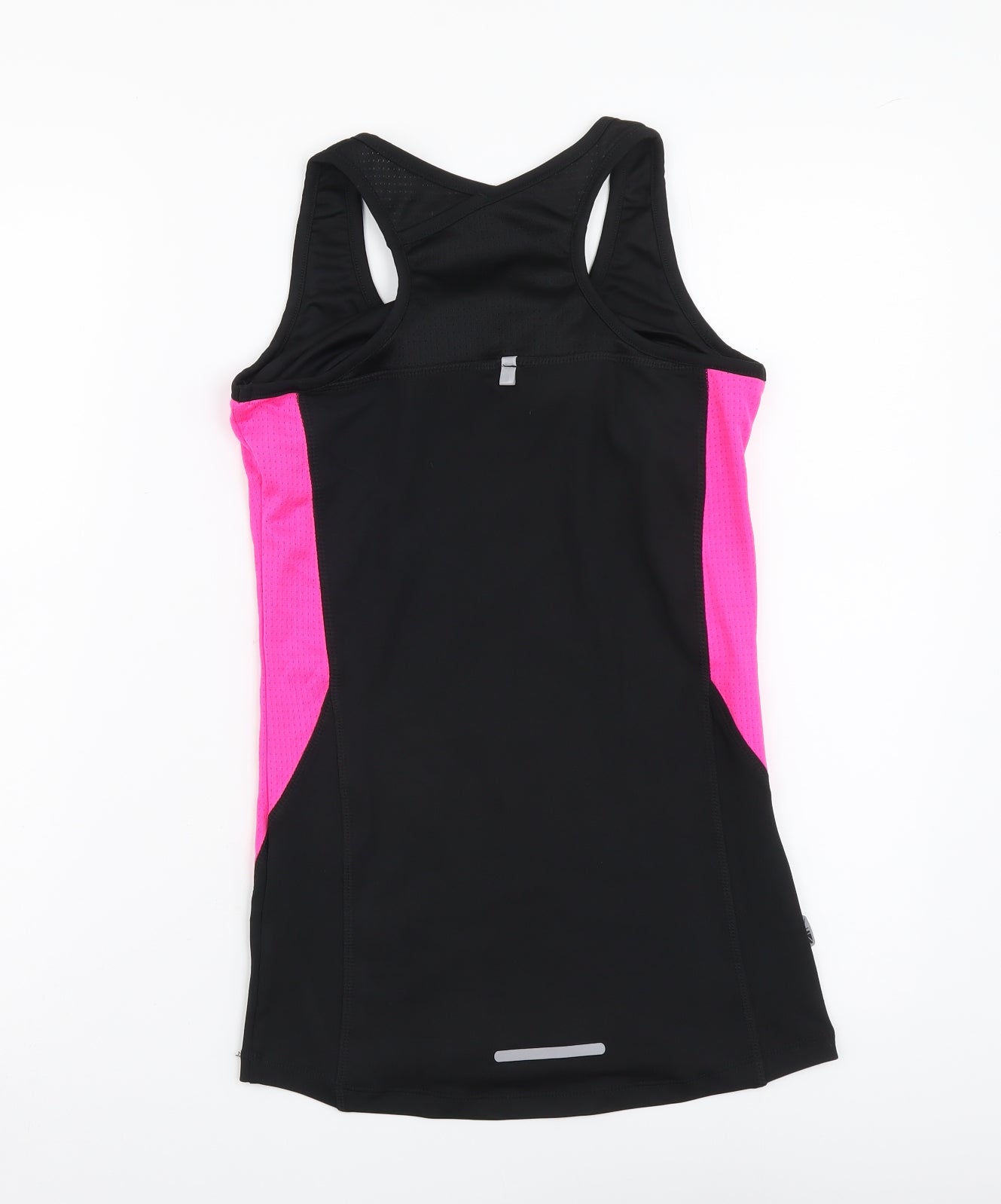Karrimor Womens Black Colourblock Polyester Basic Tank Size 10 Round Neck Pullover
