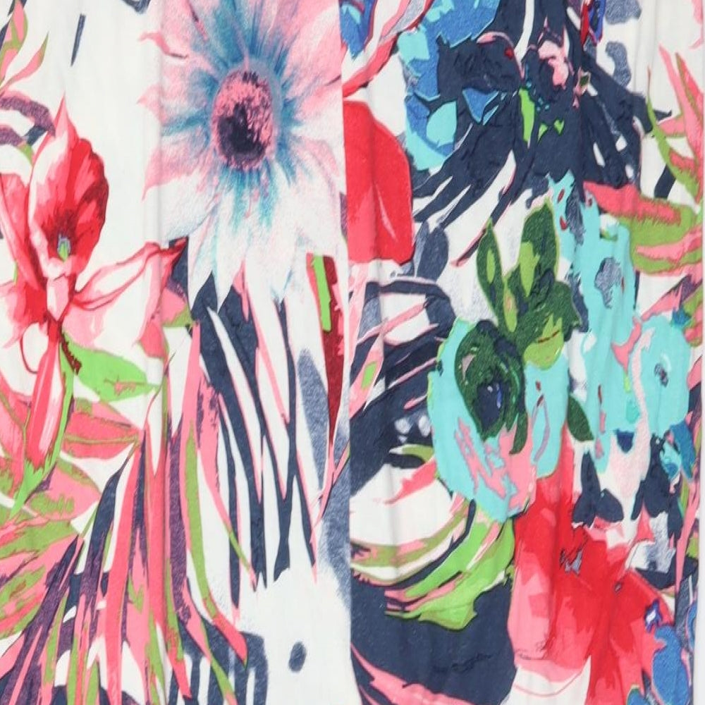 Dorothy Perkins Womens Multicoloured Floral Viscose Maxi Skirt Size 14