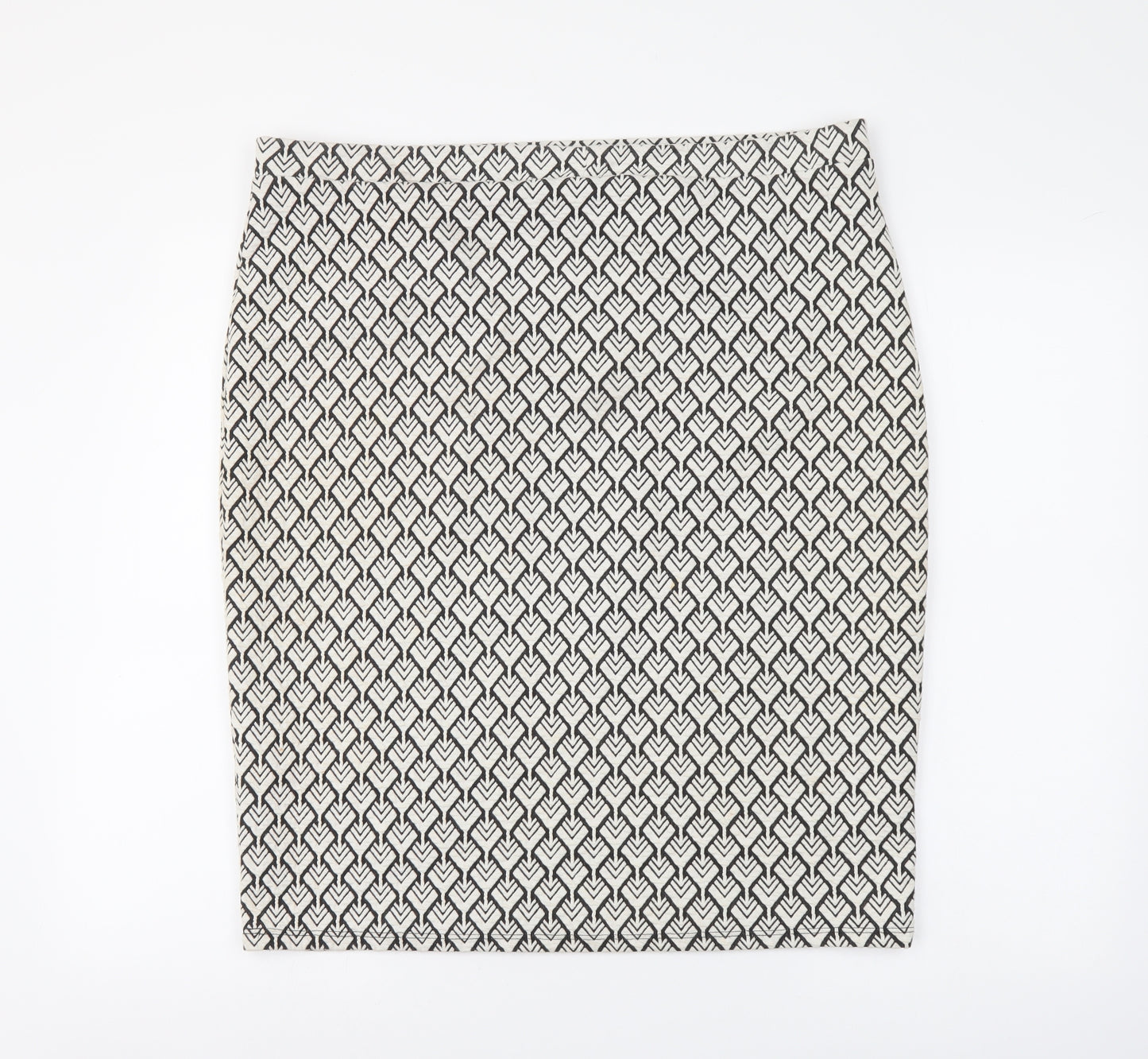 Atmosphere Womens Beige Geometric Polyester Straight & Pencil Skirt Size 20