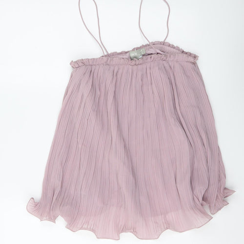 ASOS Womens Purple Polyester Camisole Tank Size 10 Square Neck