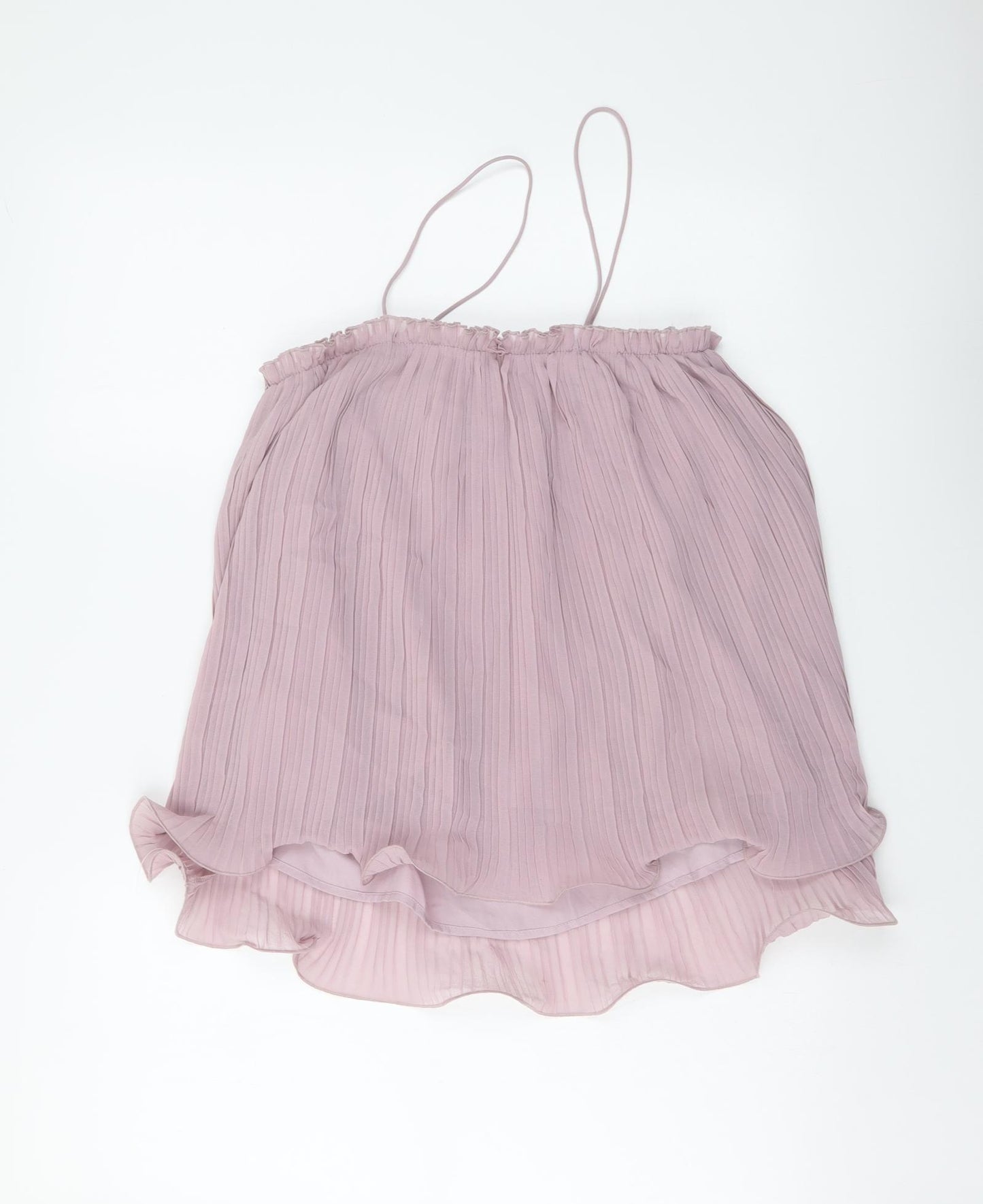 ASOS Womens Purple Polyester Camisole Tank Size 10 Square Neck
