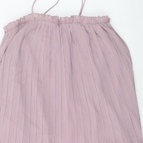 ASOS Womens Purple Polyester Camisole Tank Size 10 Square Neck