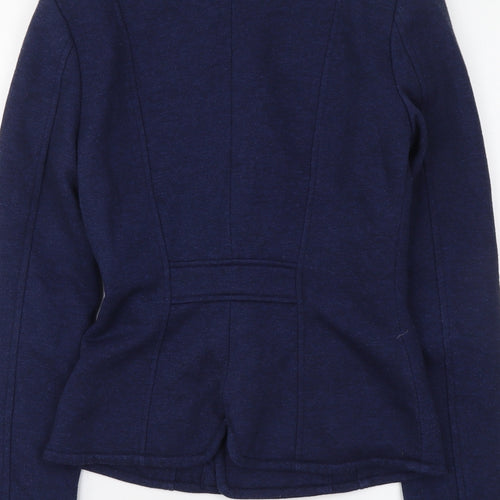 H&M Womens Blue Jacket Blazer Size XS Button