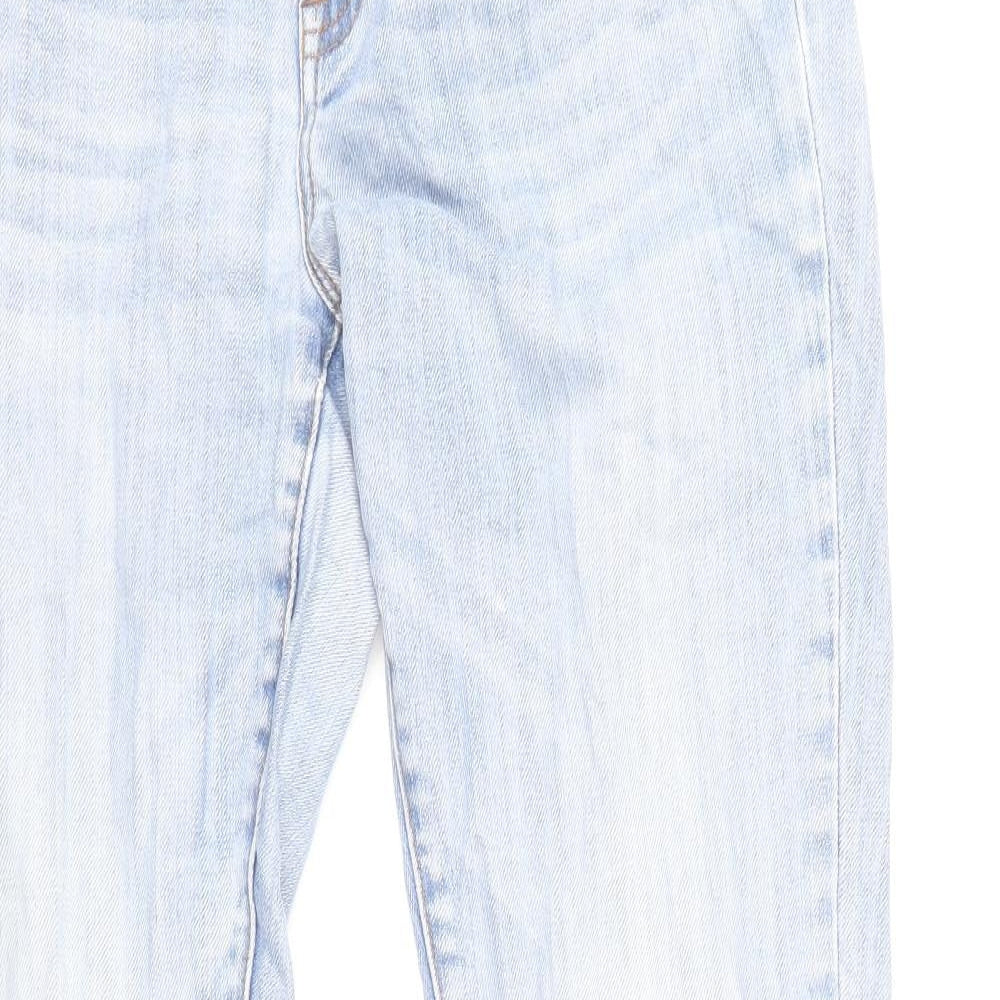 Sfera Womens Blue Cotton Skinny Jeans Size 10 Regular Zip