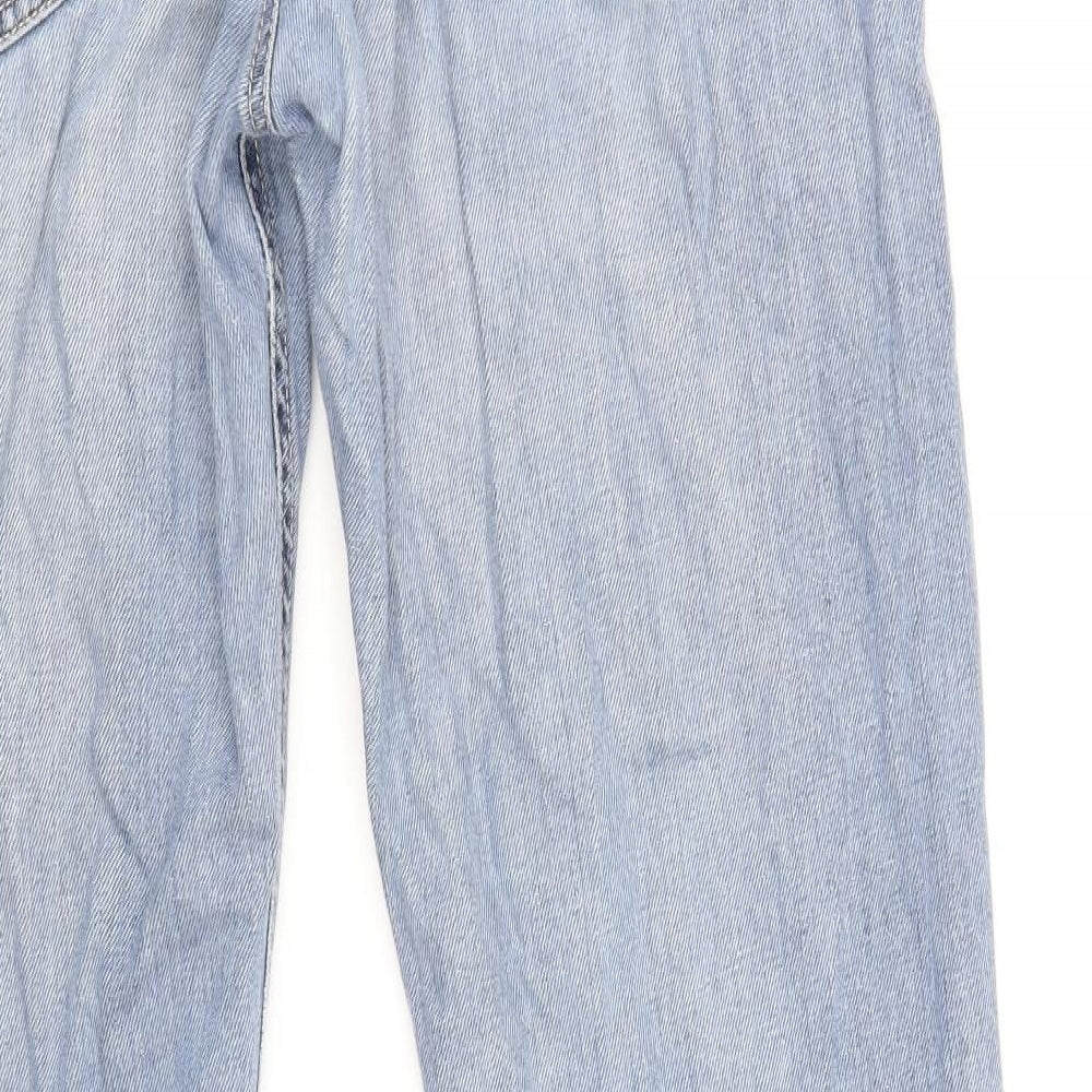 Diesel Mens Blue Cotton Straight Jeans Size 32 in Regular Button