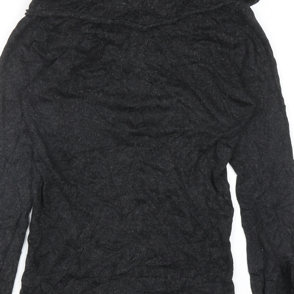 Topshop Womens Green Roll Neck Acrylic Pullover Jumper Size 10