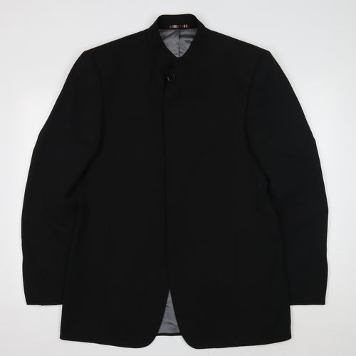 River Island Womens Black Polyester Jacket Suit Jacket Size 42