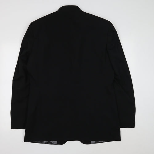 River Island Womens Black Polyester Jacket Suit Jacket Size 42