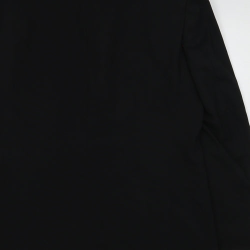 River Island Womens Black Polyester Jacket Suit Jacket Size 42