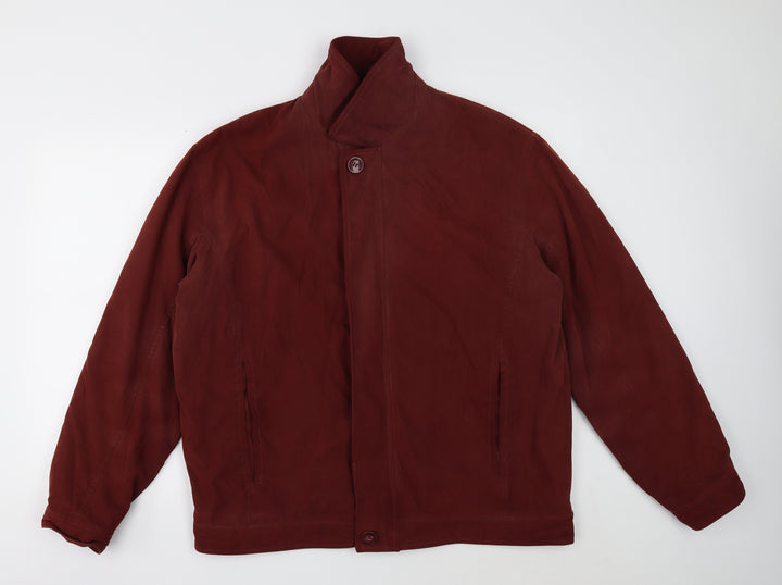 Escape Mens Brown Jacket Size L Button