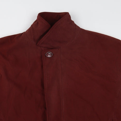 Escape Mens Brown Jacket Size L Button
