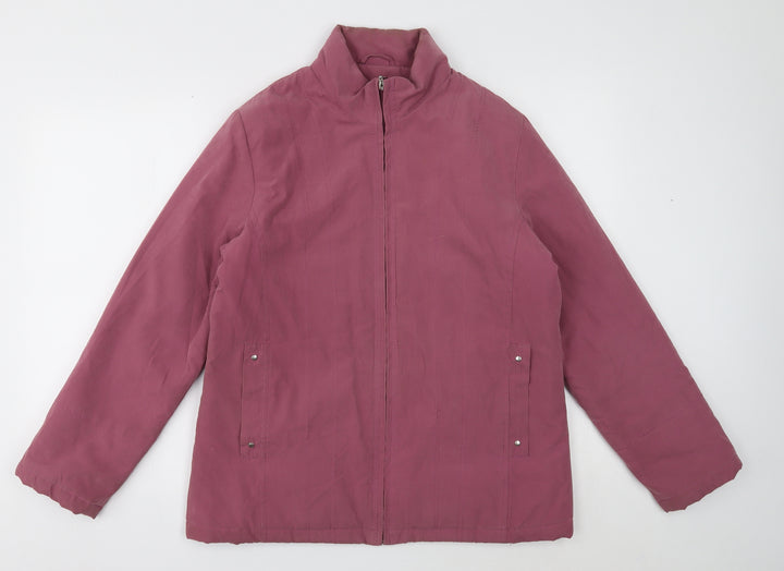 EWM Womens Purple Jacket Size 12 Zip