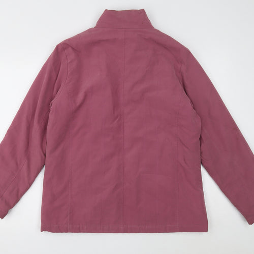 EWM Womens Purple Jacket Size 12 Zip