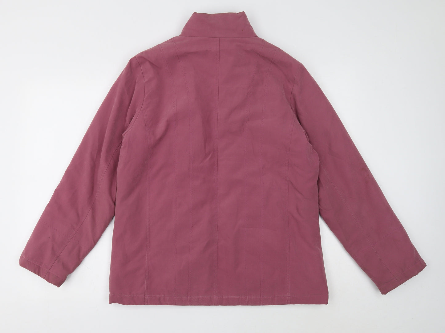 EWM Womens Purple Jacket Size 12 Zip