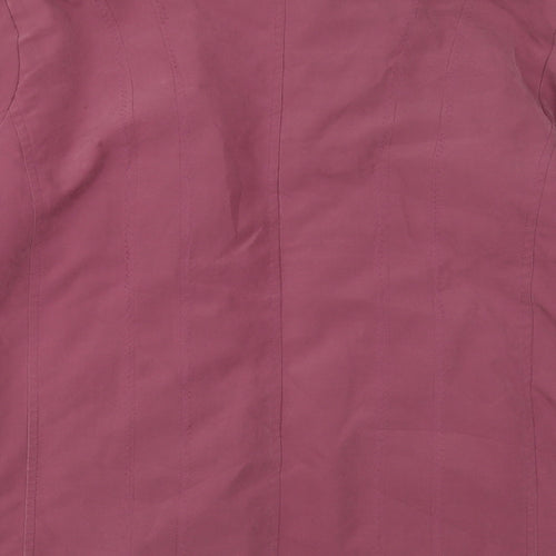 EWM Womens Purple Jacket Size 12 Zip
